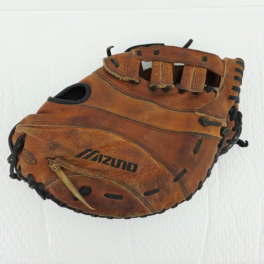 Mizuno Vintage MZF 30 Tan Baseball Softball 1st Base Glove Left Hand Throw LHT